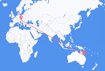 Flyreiser fra Mackay, Australia til Graz, Østerrike