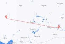 Flyrejser fra Kayseri, Tyrkiet til Batman, Tyrkiet