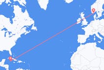 Flyrejser fra Grand Cayman til Kristiansand