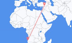 Flyg från Namibe till Şanlıurfa
