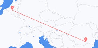 Flyg från Belgien till Rumänien