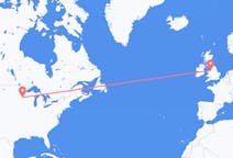 Flights from Minneapolis, the United States to Liverpool, England