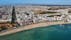 photo of aerial view of Didim Altinkum Beach and city center. Aydin Turkey.