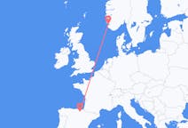 Vols depuis la ville de Stavanger vers la ville de Vitoria-Gasteiz