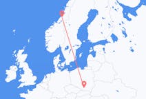 Flights from Namsos, Norway to Kraków, Poland