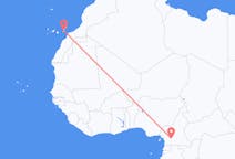 Flights from Yaoundé to Ajuy