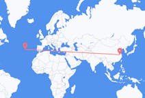 Flights from Nanjing, China to Terceira Island, Portugal