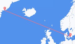 出发地 格陵兰出发地 安馬赫夏利克目的地 瑞典马尔默的航班