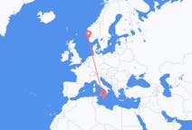 Flights from Valletta, Malta to Stavanger, Norway