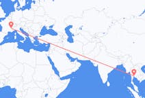 Flyrejser fra Bangkok, Thailand til Grenoble, Frankrig