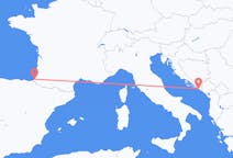 出发地 克罗地亚出发地 杜布羅夫尼克目的地 法国比亚里茨的航班
