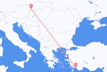 Flights from Dalaman in Turkey to Bratislava in Slovakia