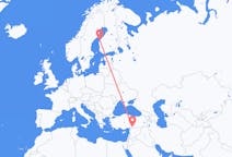 Flights from Gaziantep, Turkey to Vaasa, Finland