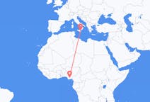 Flyreiser fra Owerri, Nigeria til Catania, Italia