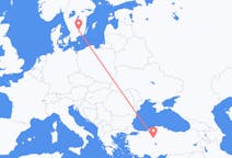 Flights from Ankara in Turkey to Växjö in Sweden