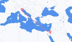 Flyrejser fra Akaba, Jordan til Forli, Italien