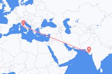 Flyreiser fra Jamnagar, India til Roma, Italia