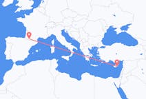 Flights from Larnaca to Lourdes