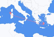 Flights from Alghero, Italy to Santorini, Greece