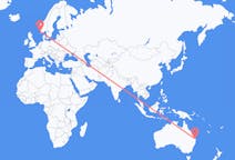 Flyg från Brisbane, Australien till Stavanger, Norge