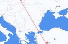 Flug frá Kosice til Antalya