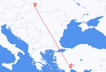 Flights from Košice in Slovakia to Antalya in Turkey
