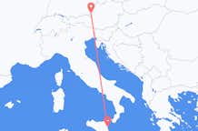 Flyg från Catania till Salzburg