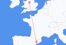 Flyg från Reus, Spanien till Birmingham, England