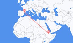 Flüge von Dese, Äthiopien nach Reus, Spanien