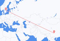Flyreiser fra Luzhou, Kina til Linköping, Sverige