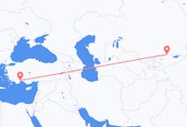 Flyreiser fra Bisjkek, Kirgisistan til Antalya, Tyrkia