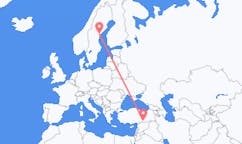 Flights from Kramfors Municipality, Sweden to Şanlıurfa, Turkey