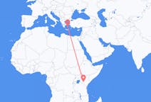 Flyreiser fra Nairobi, Kenya til Paros, Hellas