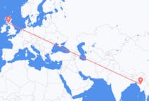 Flights from Bagan, Myanmar (Burma) to Glasgow, Scotland