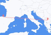 从斯科普里飞往毕尔巴鄂的航班