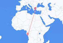 Flyrejser fra Pointe-Noire, Congo-Brazzaville til Mykonos, Grækenland