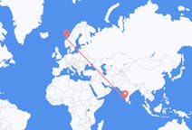 Flights from Kozhikode, India to Kristiansund, Norway