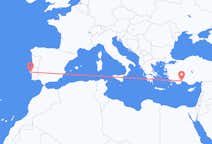 Flug frá Antalya til Lissabon