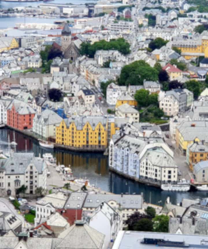 Flights from Nantes, France to Ålesund, Norway