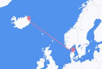 Flights from Egilsstaðir, Iceland to Aalborg, Denmark