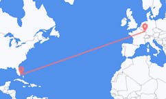 Flyreiser fra Bimini, Bahamas til Saarbrücken, Tyskland