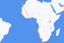 出发地 南非开普敦目的地 西班牙拉斯帕尔马斯的航班