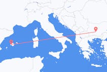 Vluchten van Plovdiv, Bulgarije naar Palma de Mallorca, Spanje