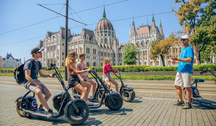 Guided Tours in Budapest, Hungary on MonsteRoller e-Scooter