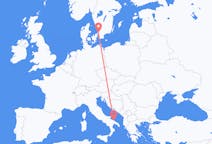 Flights from Bari, Italy to Ängelholm, Sweden