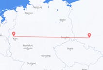 出发地 波兰弗罗茨瓦夫目的地 德国杜塞尔多夫的航班