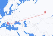 Flights from Krasnoyarsk, Russia to Naples, Italy