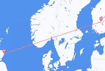 Loty z Tampere, Finlandia z Aberdeen, Szkocja