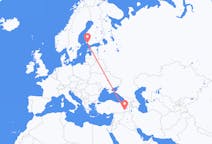 Flights from Siirt, Turkey to Turku, Finland