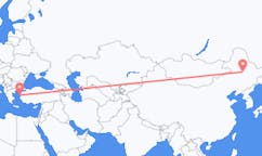 Flights from Daqing, China to Mytilene, Greece